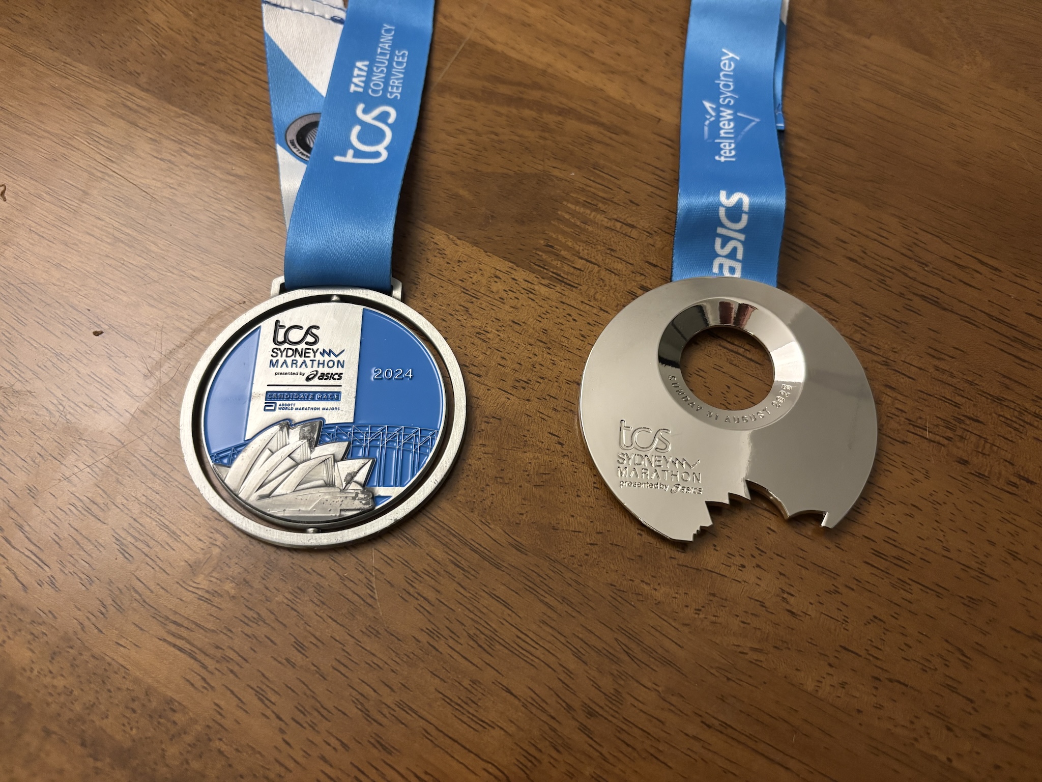 TCS Sydney Marathon 2025 medal design inaugural World Marathon Major